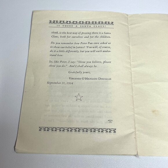 Is There a Santa Claus 1934 Editorial Francis P. Church Illustrated Booklet - Picture 8 of 8
